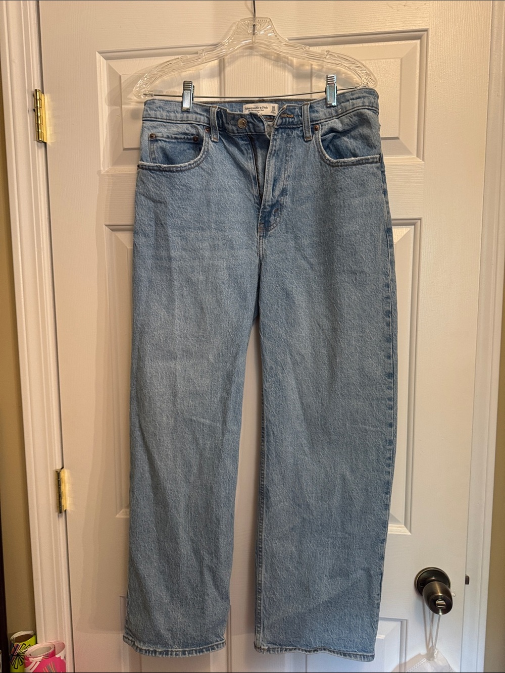 Abercrombie & Fitch Light Blue High-Rise Jeans